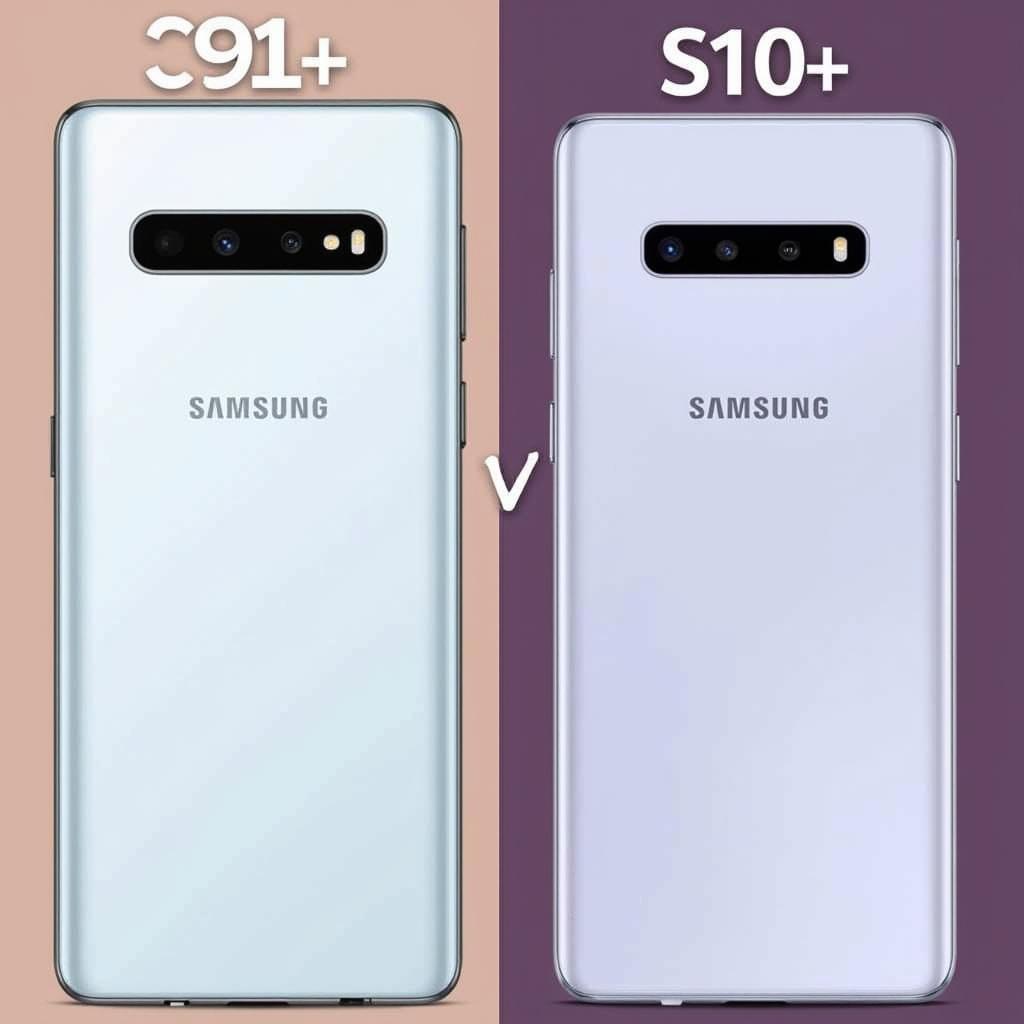 So sánh thiết kế Samsung Galaxy S10 và S10+