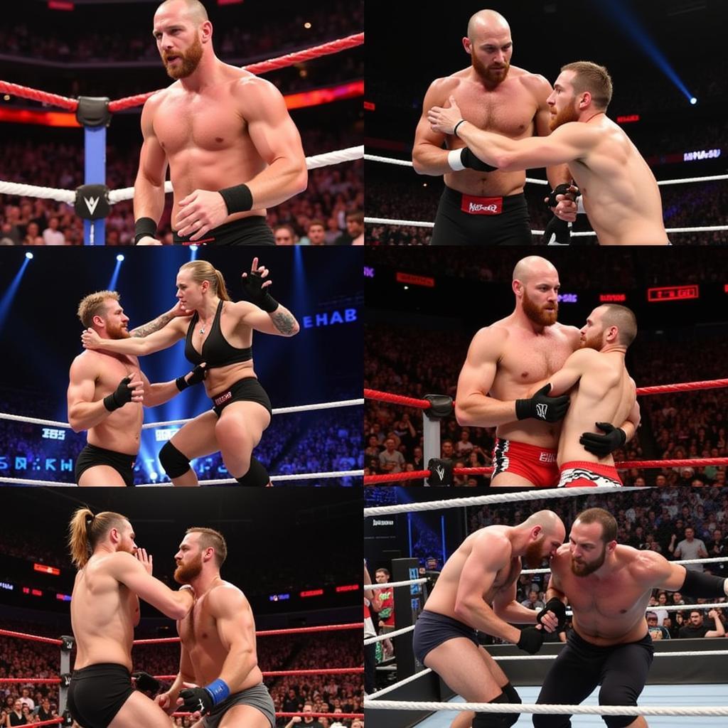 Sheamus và Cesaro trong chuỗi trận best of 7