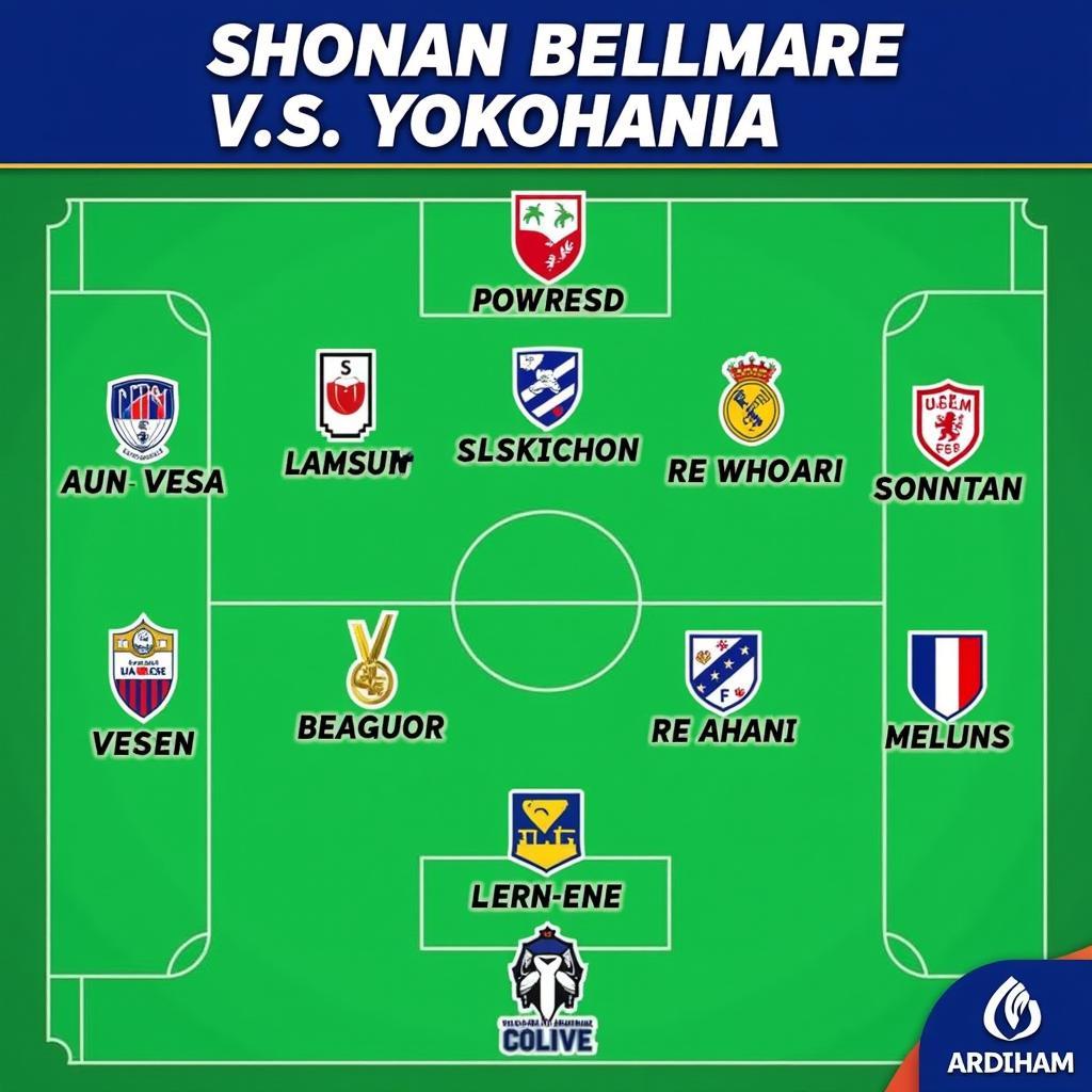 Đối hình ra sân dự kiến của Shonan Bellmare và Yokohama