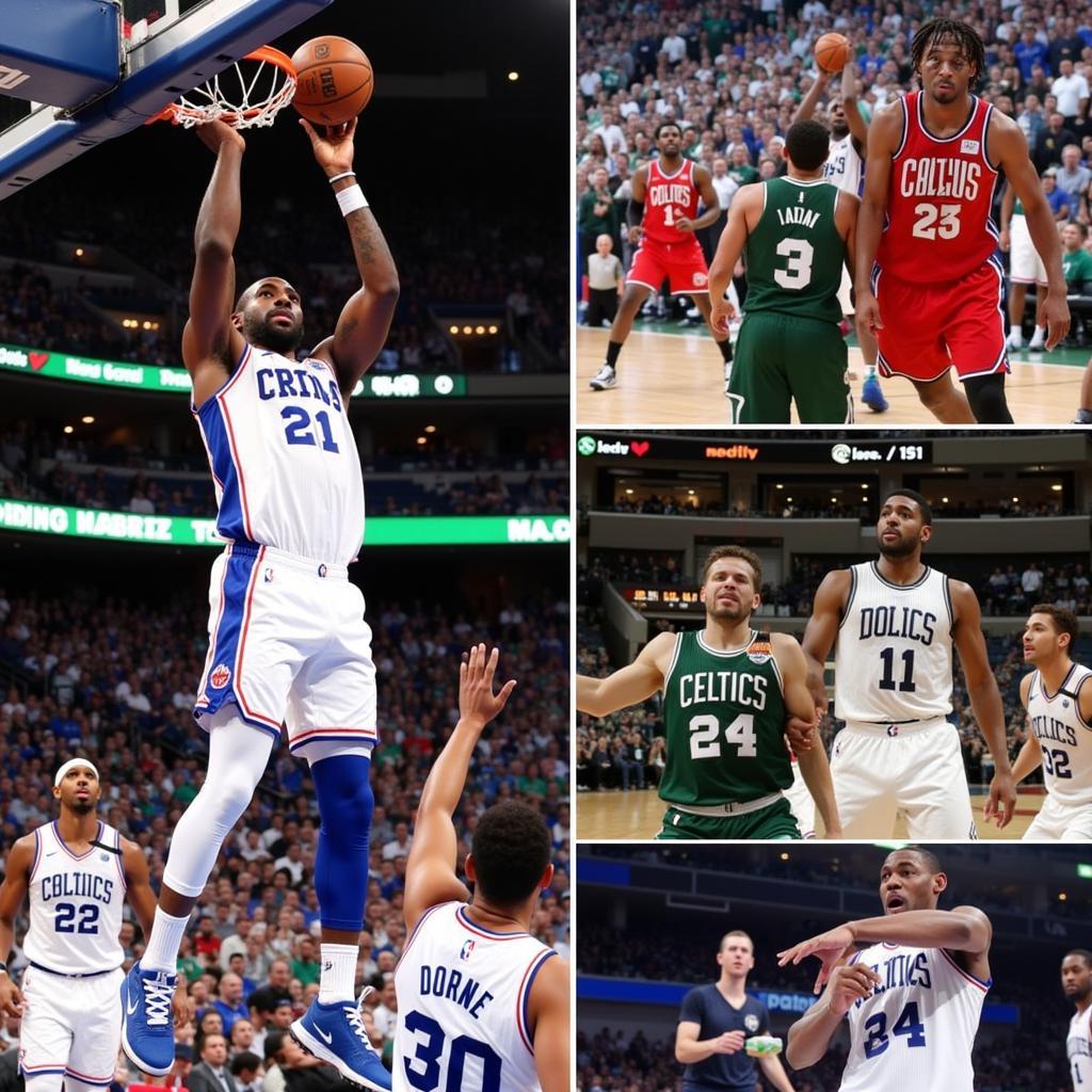 Siêu phẩm trong trận đấu Sixers vs Celtics