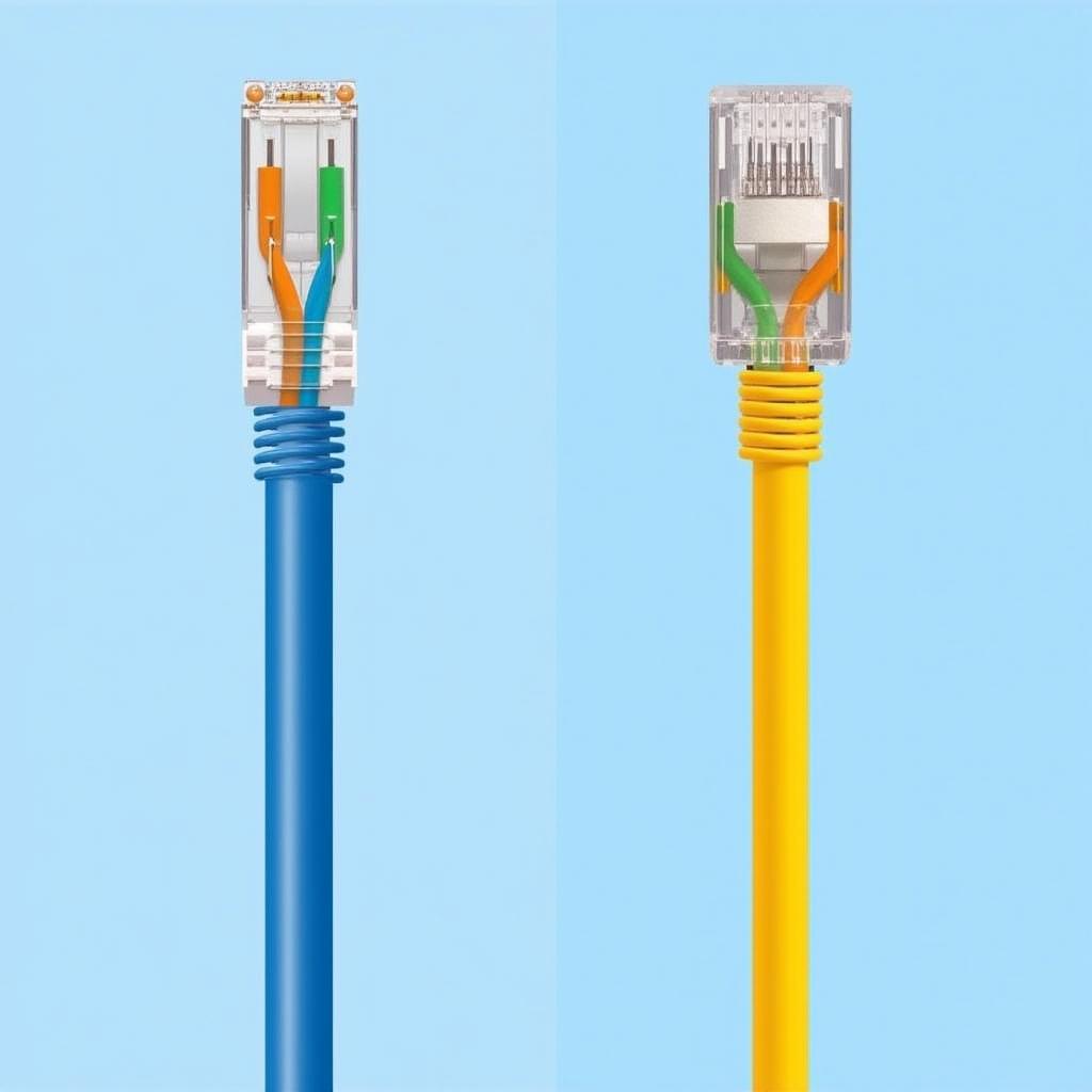 So sánh cáp mạng Cat5 và Cat6