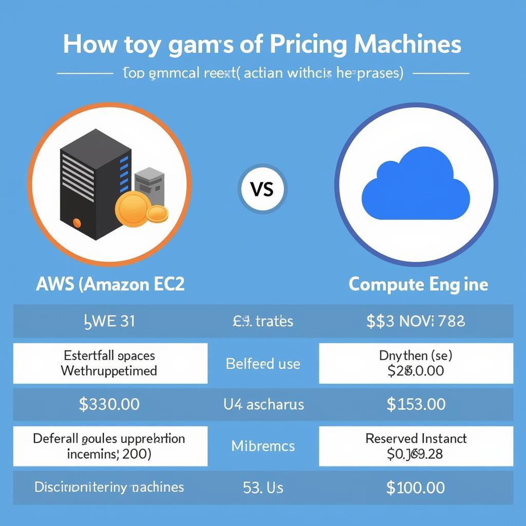 So sánh Chi Phí Máy Ảo AWS và Google Cloud