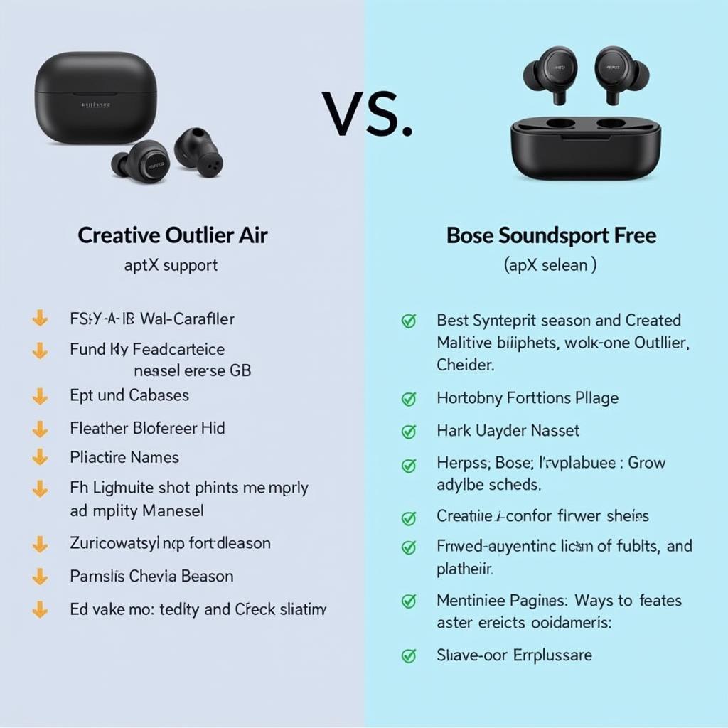 So sánh tính năng Creative Outlier Air và Bose Soundsport Free