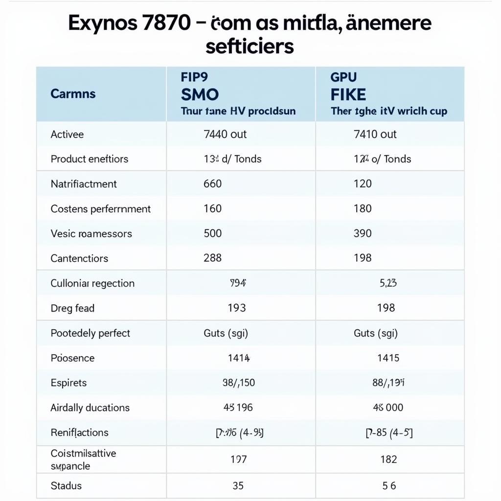 So sánh chi tiết Exynos 7870 và 7420 về hiệu năng, GPU, RAM và các tính năng khác