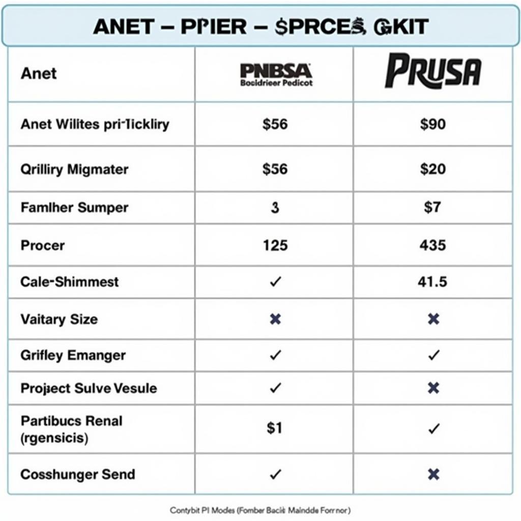 So sánh giá cả máy in 3D Anet và Prusa