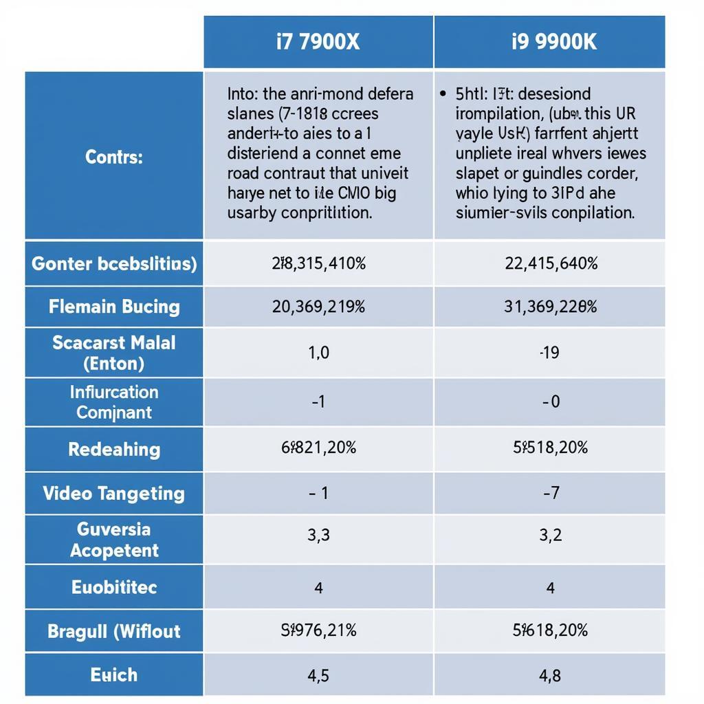 So sánh hiệu năng i7 7900X và i9 9900K trong công việc