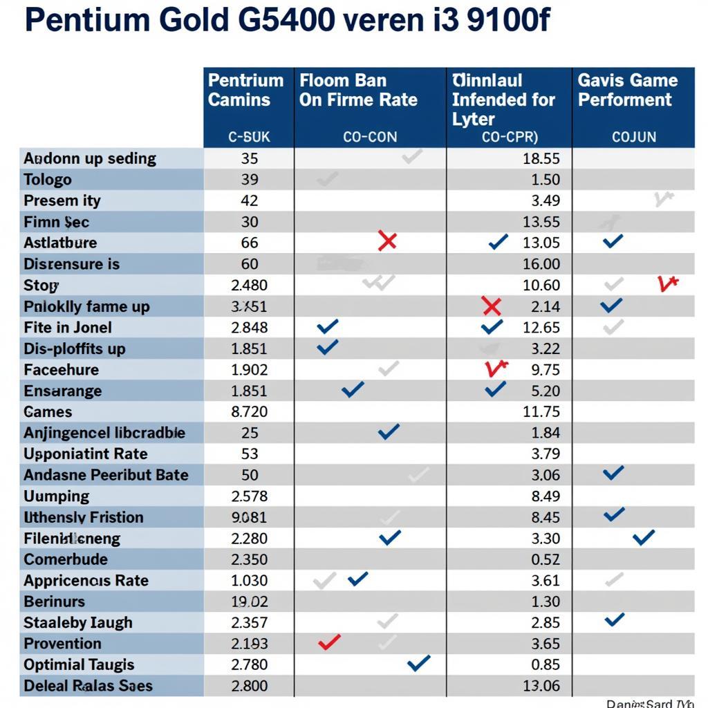 So sánh hiệu năng chơi game giữa Pentium Gold G5400 và i3 9100f