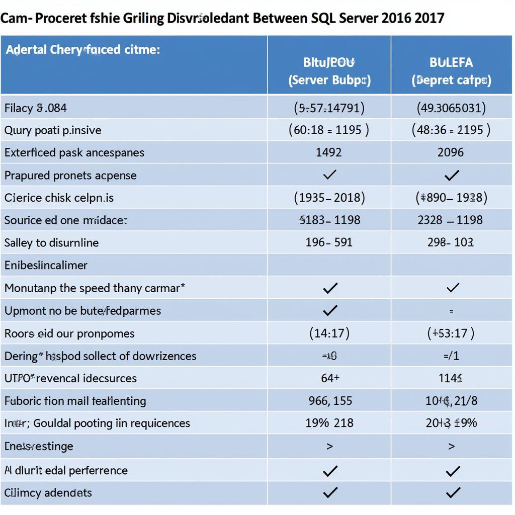 So sánh hiệu năng SQL Server 2016 và 2017