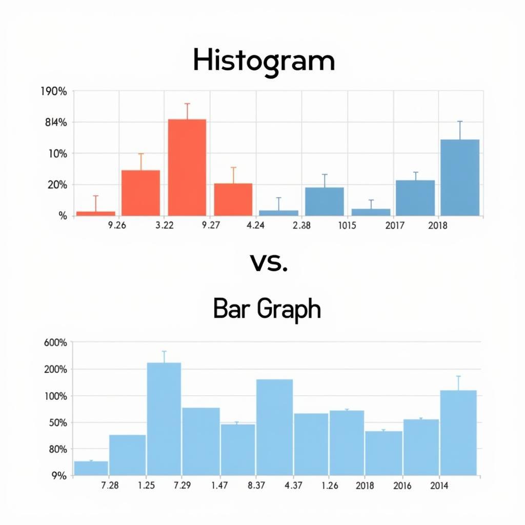 So sánh trực quan Histogram và Bar Graph