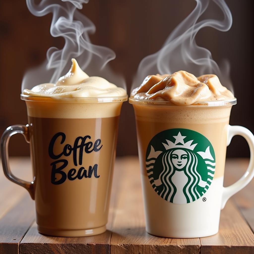 So sánh hương vị cà phê giữa Coffee Bean và Starbucks