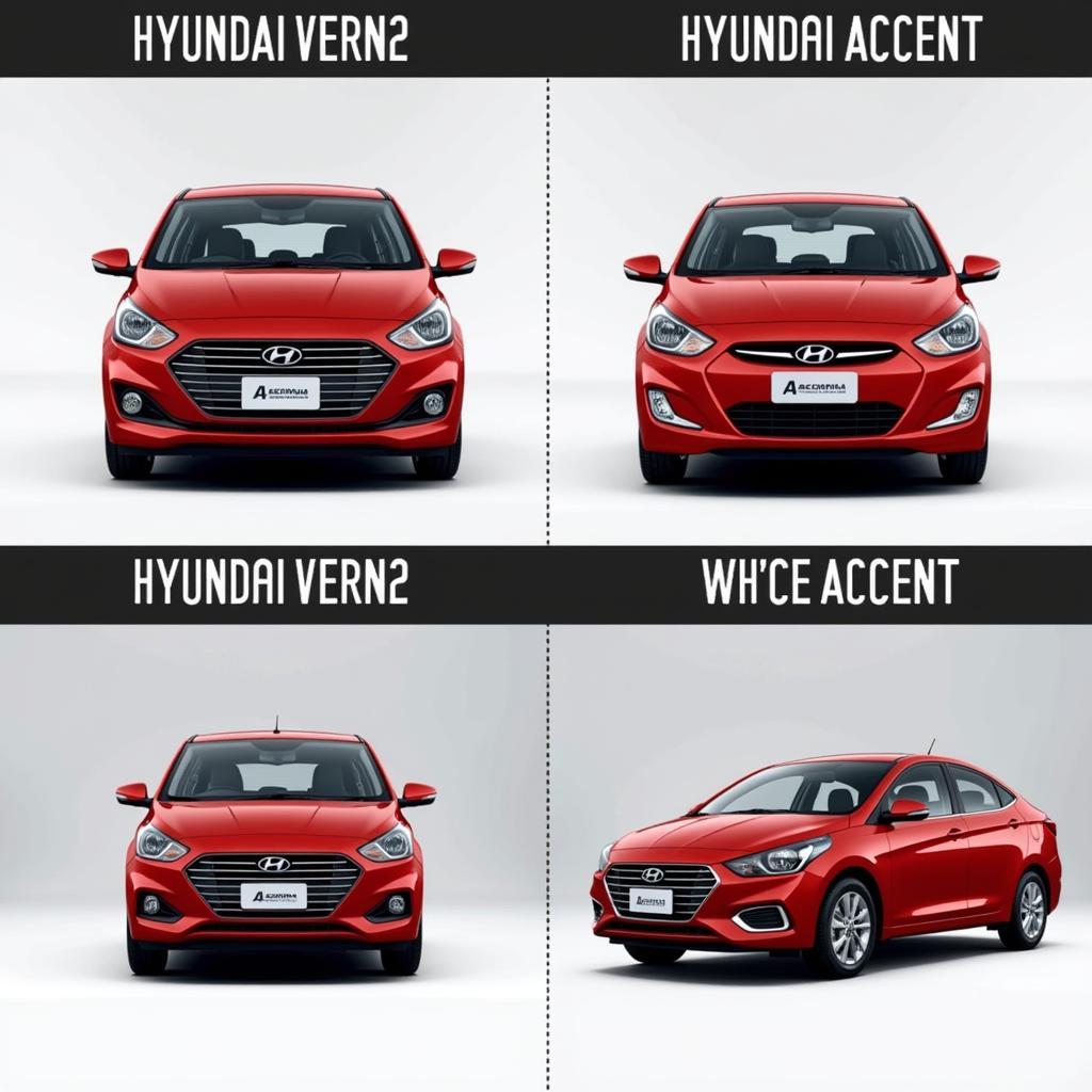 So sánh Hyundai Verna và Hyundai Accent