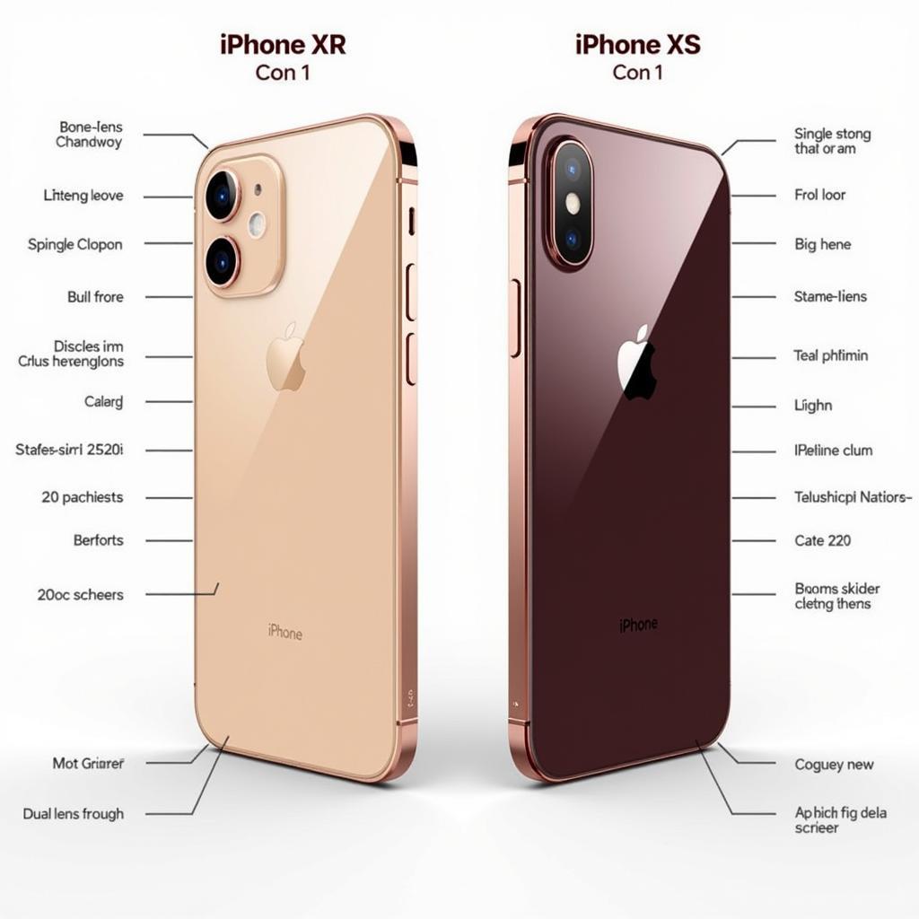 So sánh chi tiết iPhone XR và XS