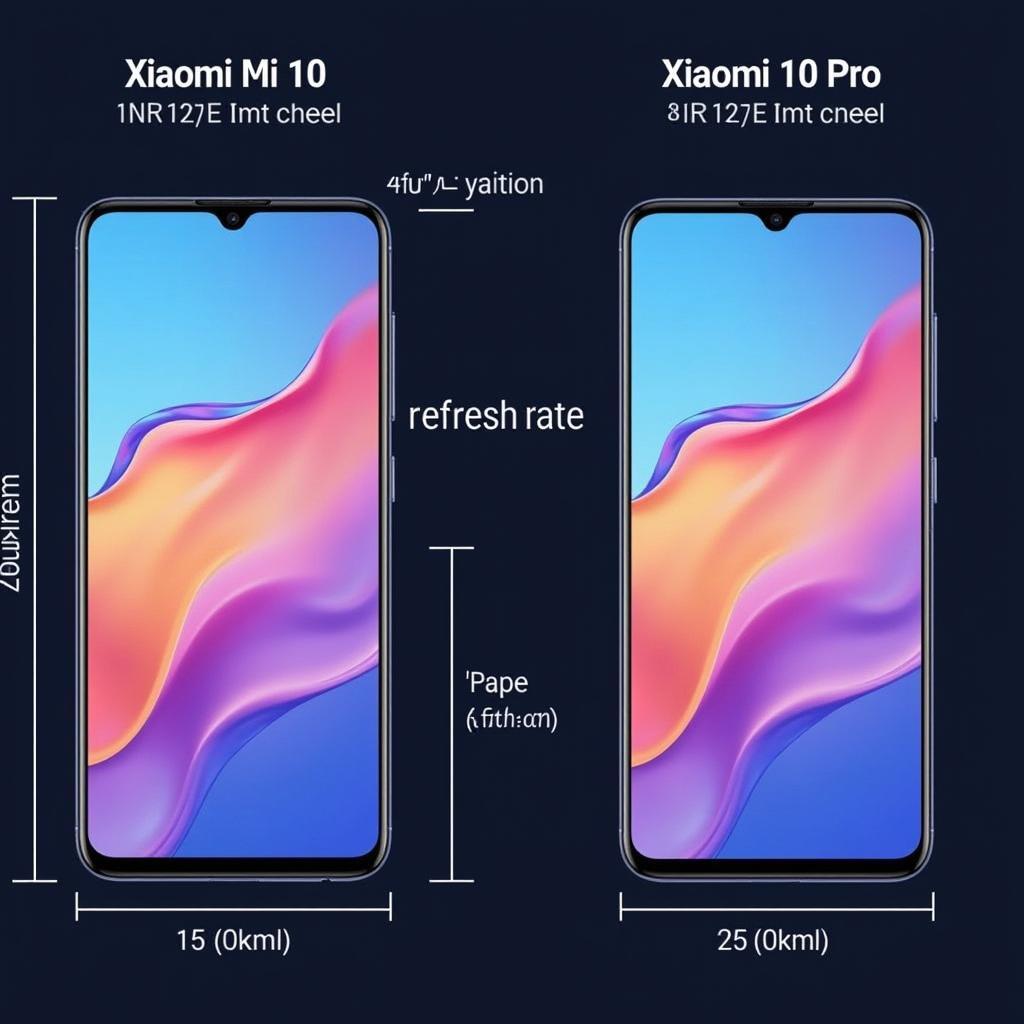 So sánh màn hình Xiaomi Mi 10 và Mi 10 Pro