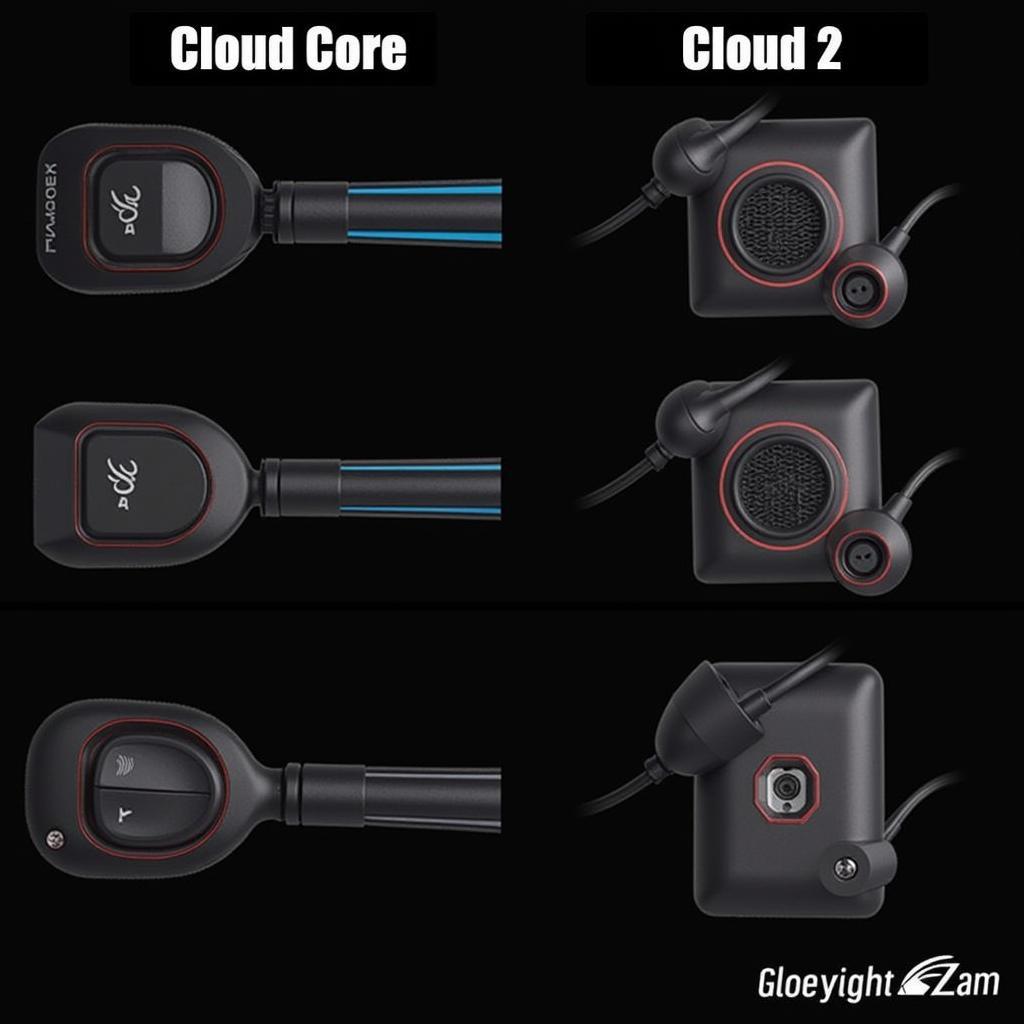 So sánh micro HyperX Cloud Core và Cloud 2