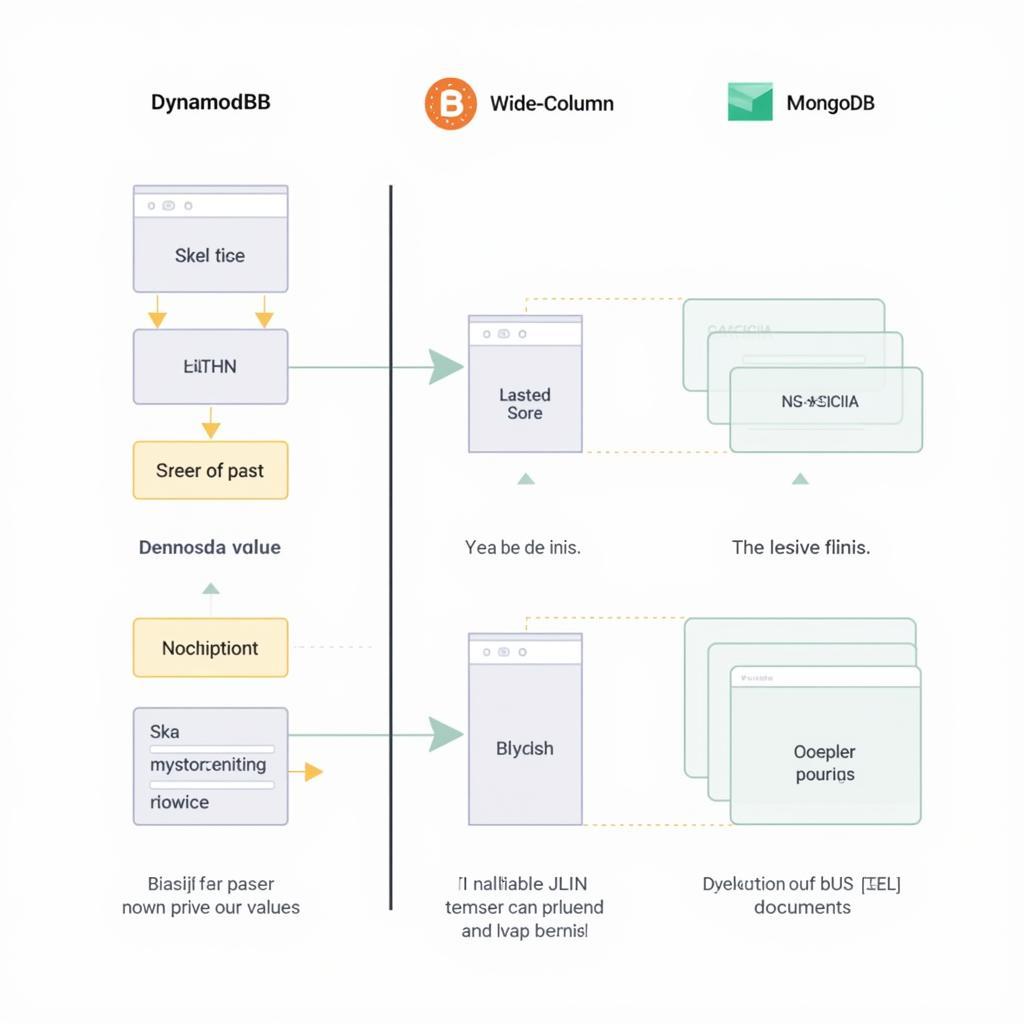 So sánh mô hình dữ liệu giữa DynamoDB, Cassandra và MongoDB