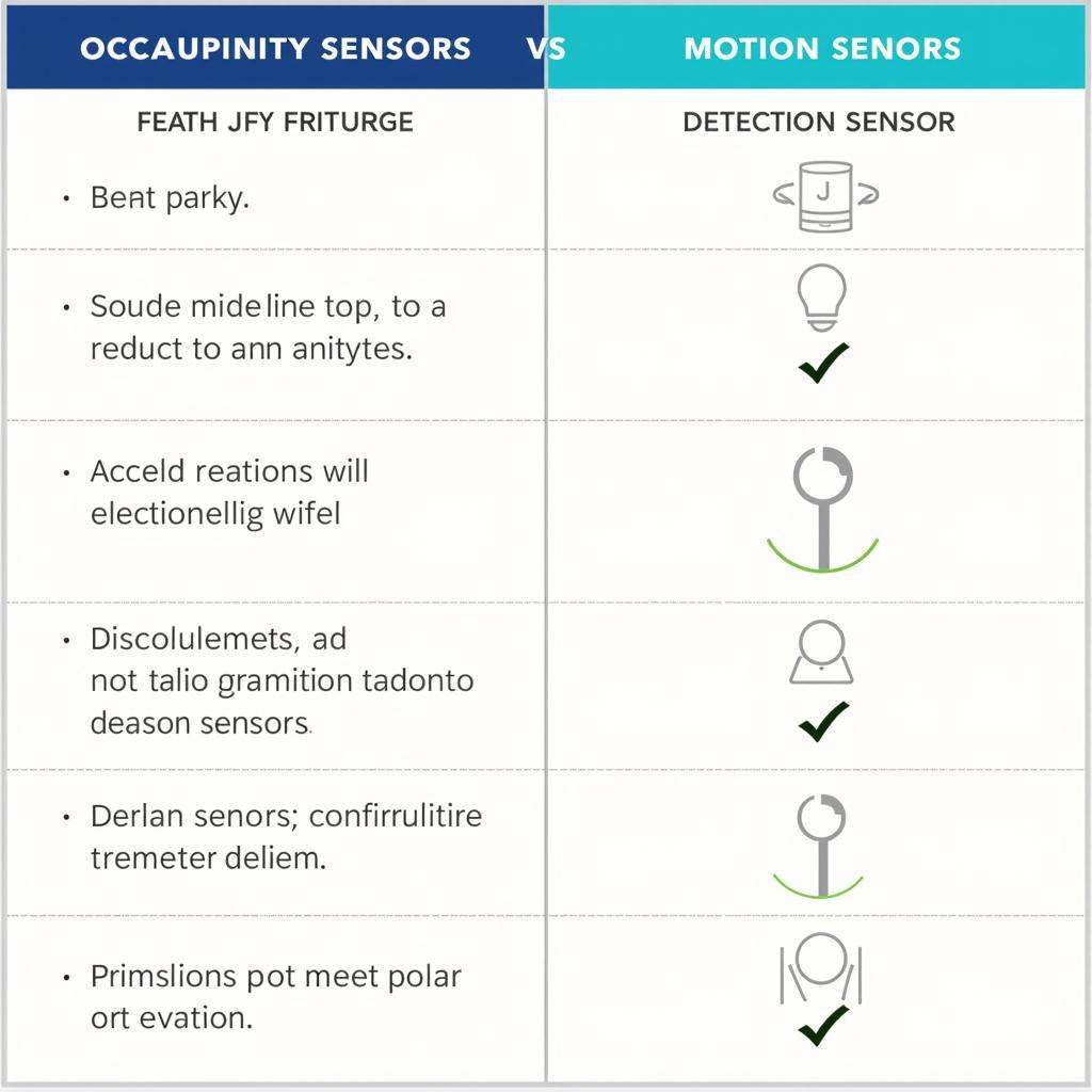 So sánh trực quan Occupancy Sensor và Motion Sensor