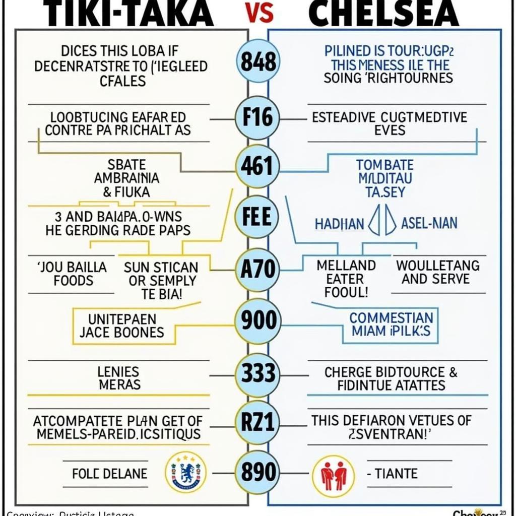 So sánh phong cách Barca và Chelsea