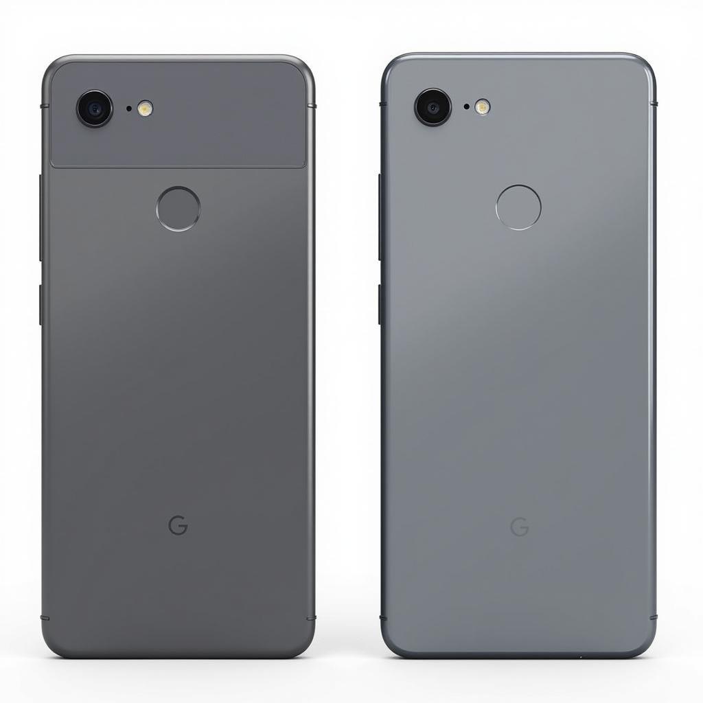 So sánh thiết kế Google Pixel 2 XL và 3 XL