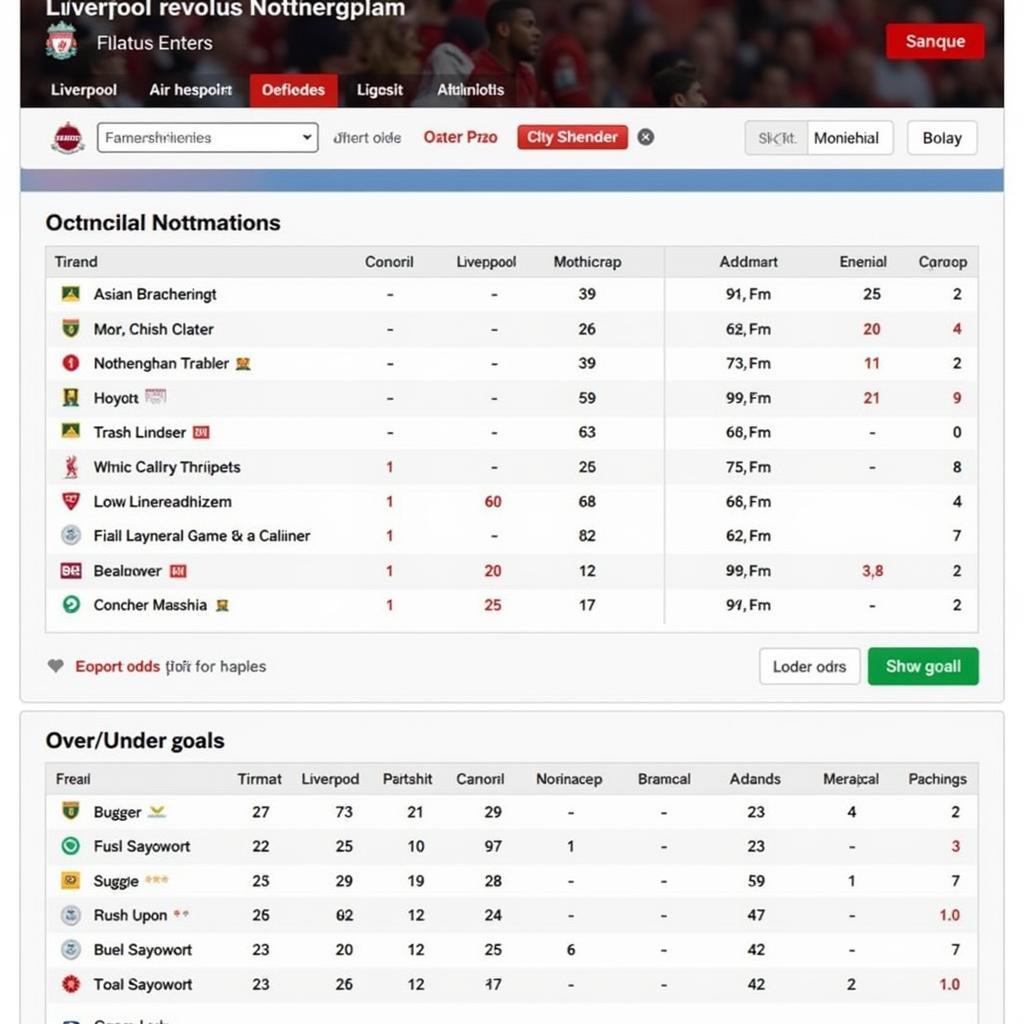 Soi kèo Liverpool vs Nottingham: Kèo châu Á, châu Âu và Tài Xỉu