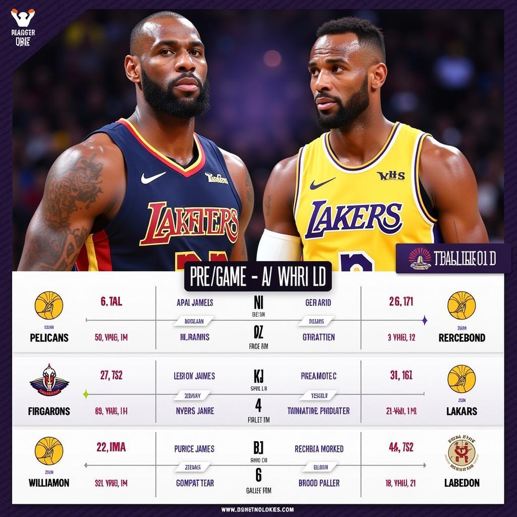 Soi kèo trận đấu Pelicans vs Lakers