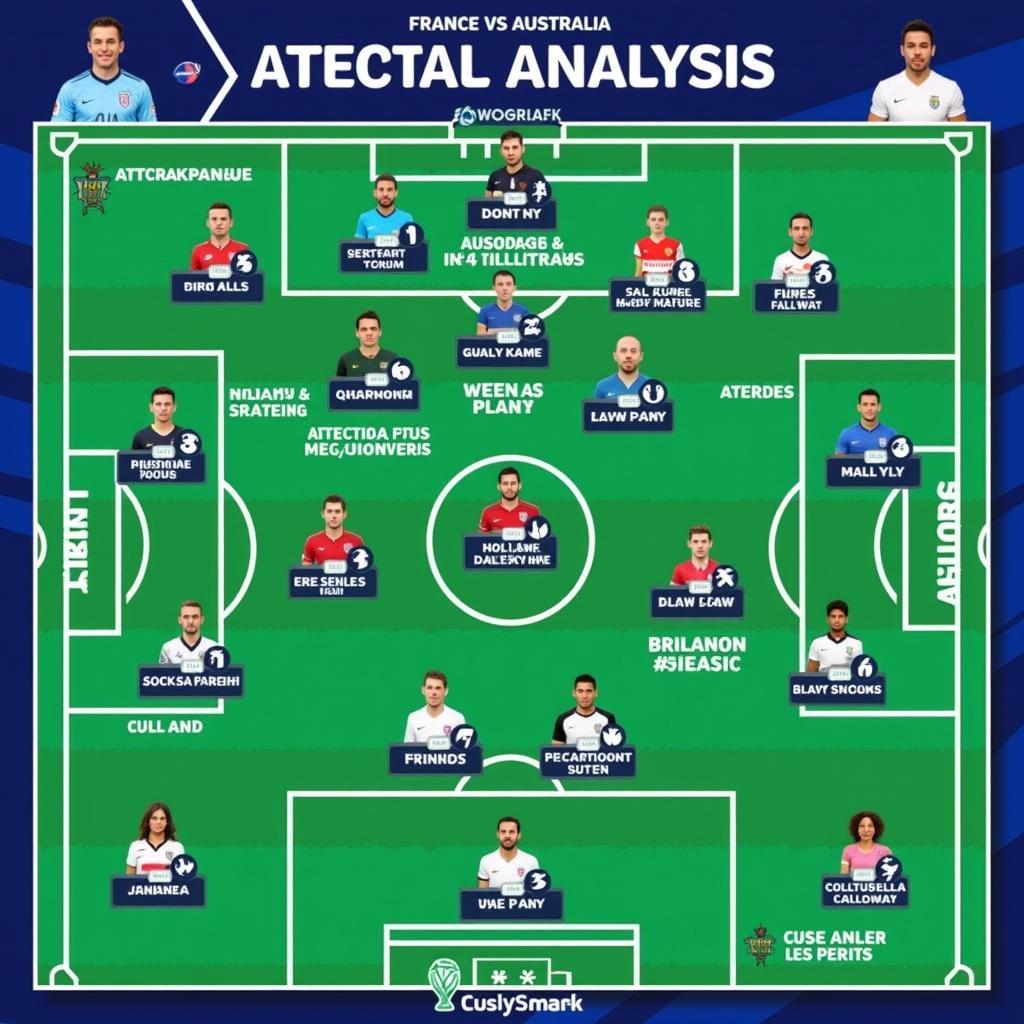 Phân tích chiến thuật Pháp vs Úc