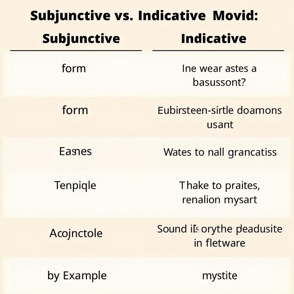 So sánh giữa Subjunctive và Indicative Mood trong tiếng Anh