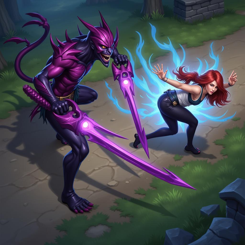 Talon vs Annie giai đoạn đầu trận