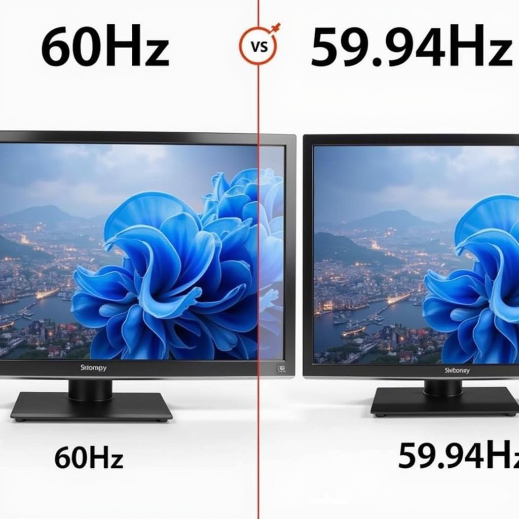 Tần Số Quét Màn Hình 60Hz vs 59.94Hz