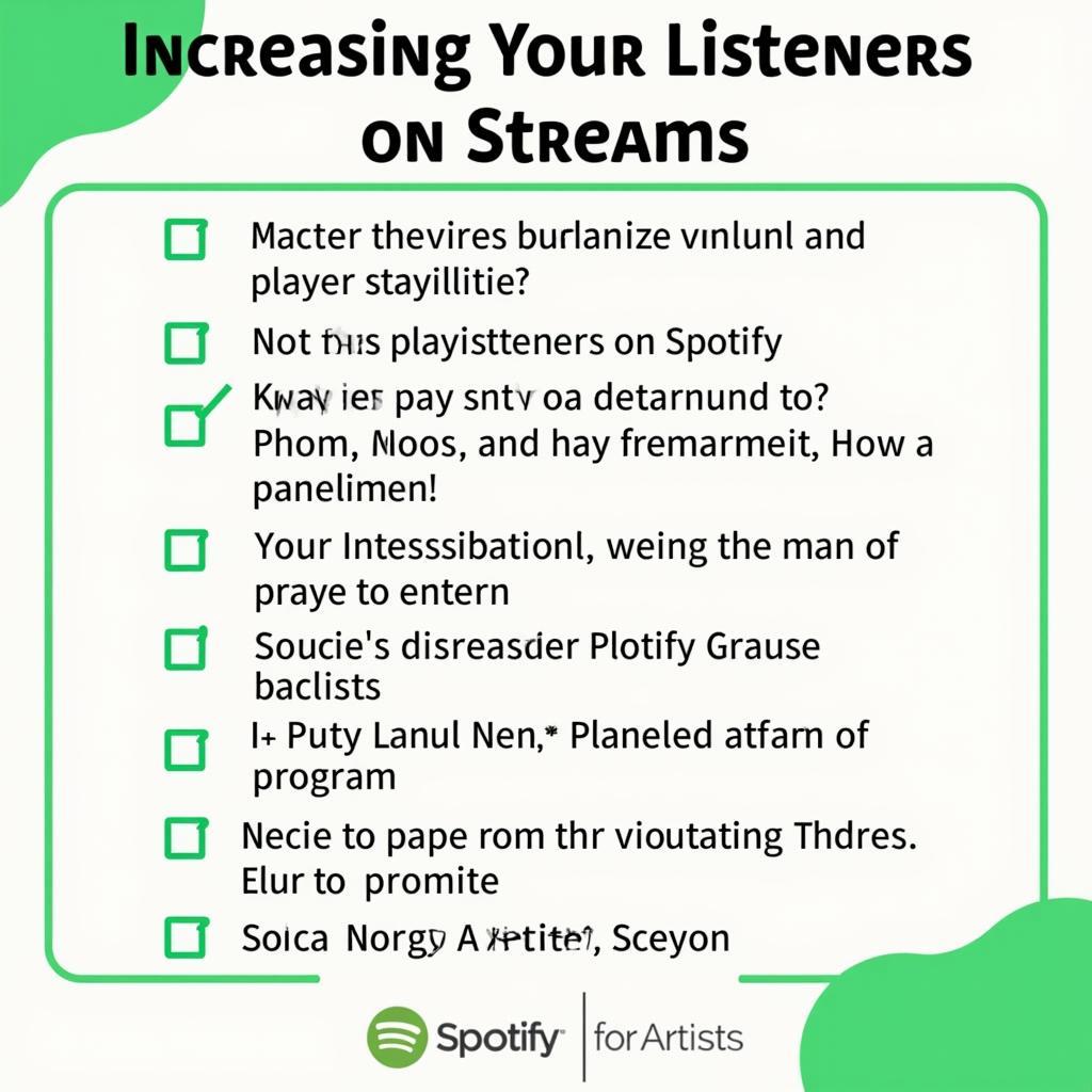 Các mẹo tăng Listeners và Streams trên Spotify