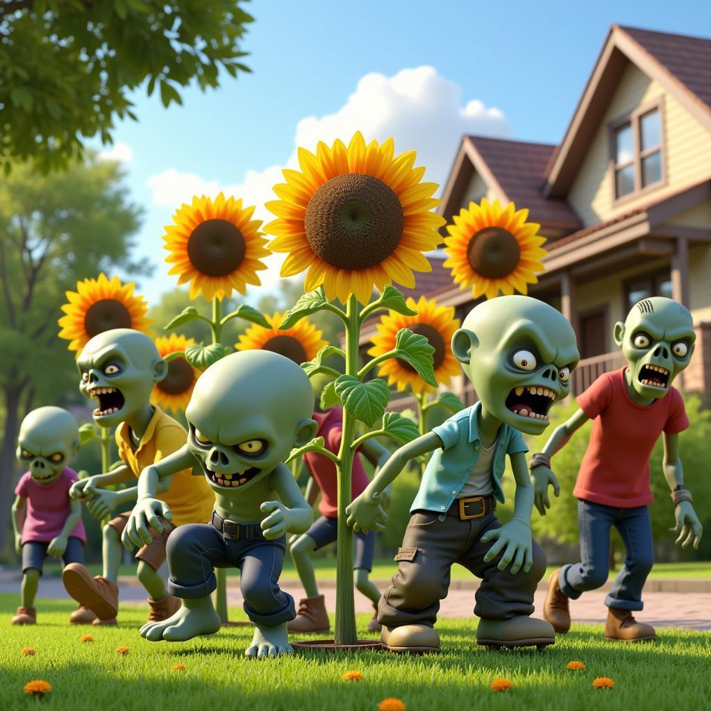 Thế giới 3D tuyệt đẹp của Plants vs. Zombies