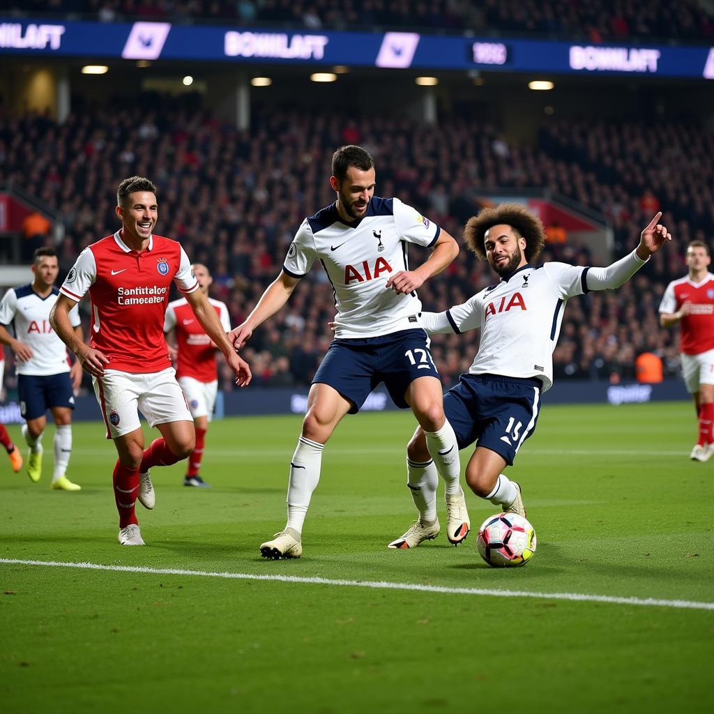 Bàn thắng đẹp mắt của Tottenham trong trận đấu với Leipzig