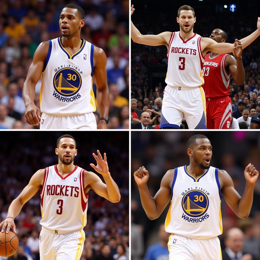 Trận cầu kinh điển GSW vs Rockets