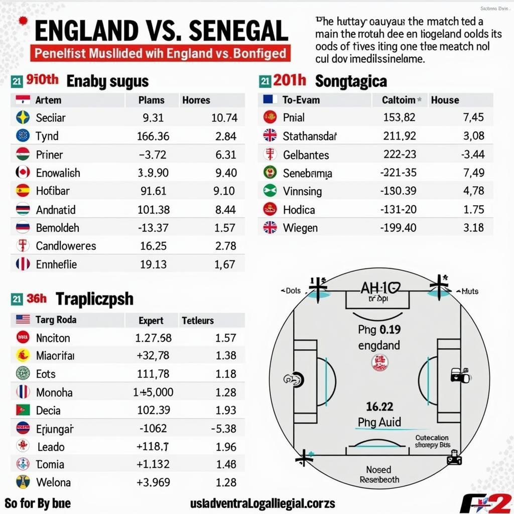 Phân tích tỷ lệ kèo Anh vs Senegal