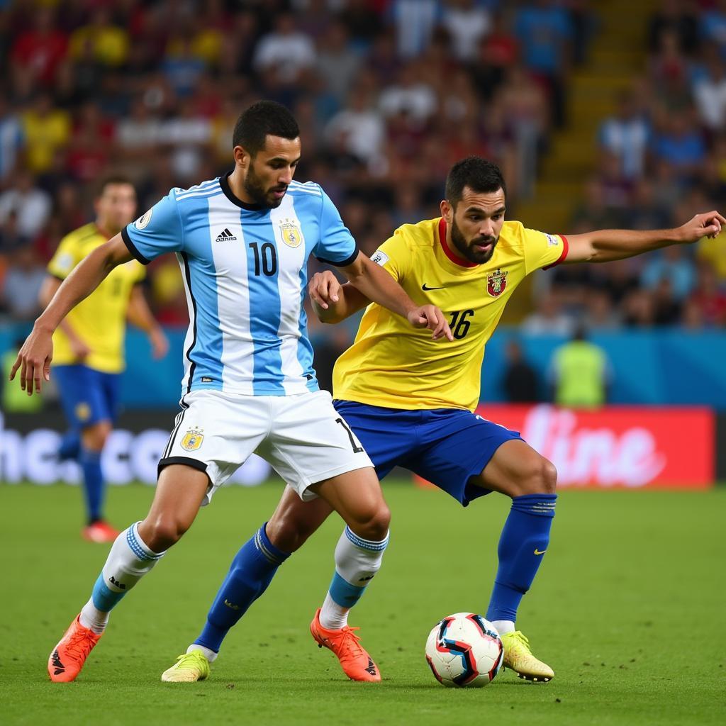 Tỷ số Argentina vs Colombia tại Copa America