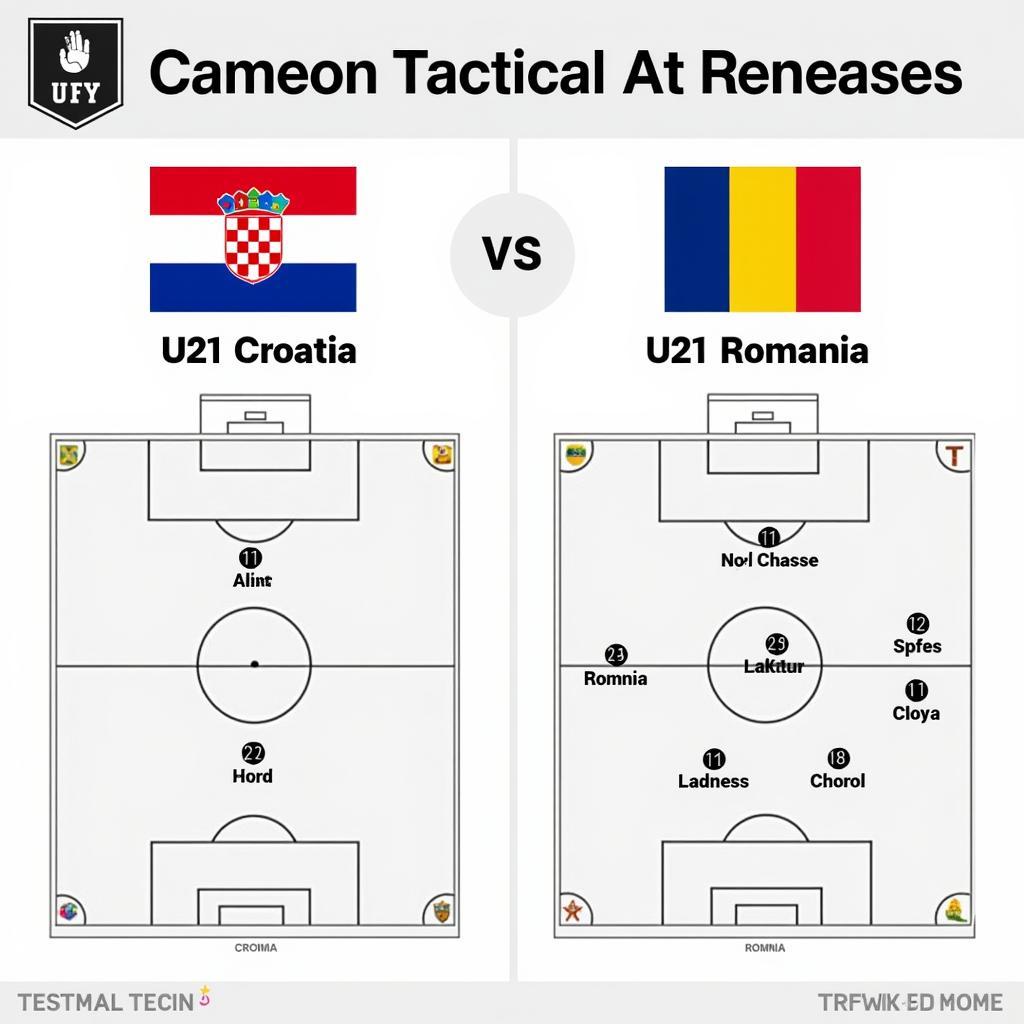 U21 Croatia vs U21 Romania: Chiến Thuật