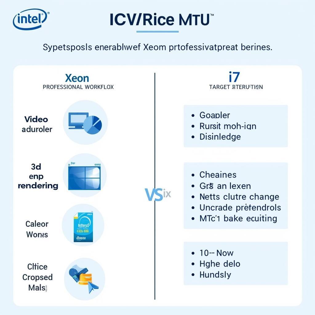 Ứng dụng của CPU Xeon và i7