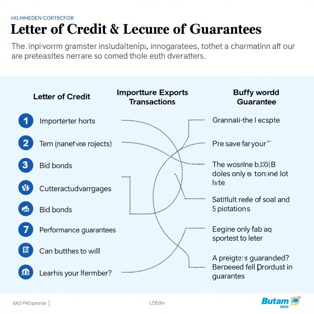 Ứng dụng của Letter of Credit và Letter of Guarantee