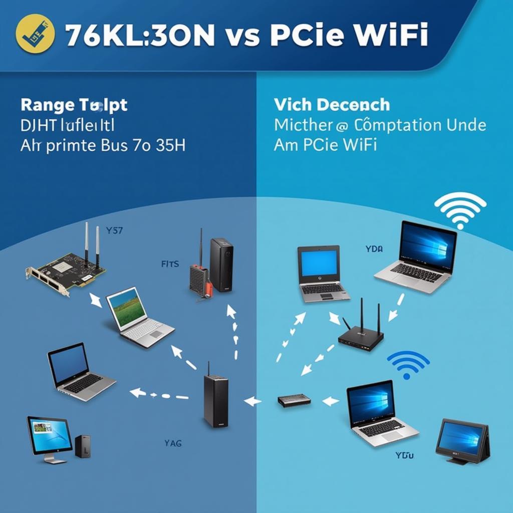 So sánh Phạm Vi Kết Nối USB 3.0 và PCIe WiFi