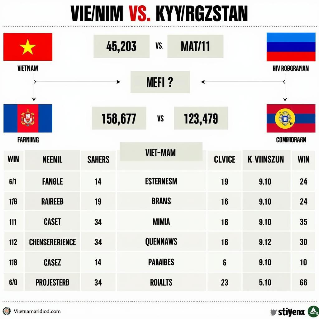 Dự đoán kết quả Việt Nam vs Kyrgyzstan