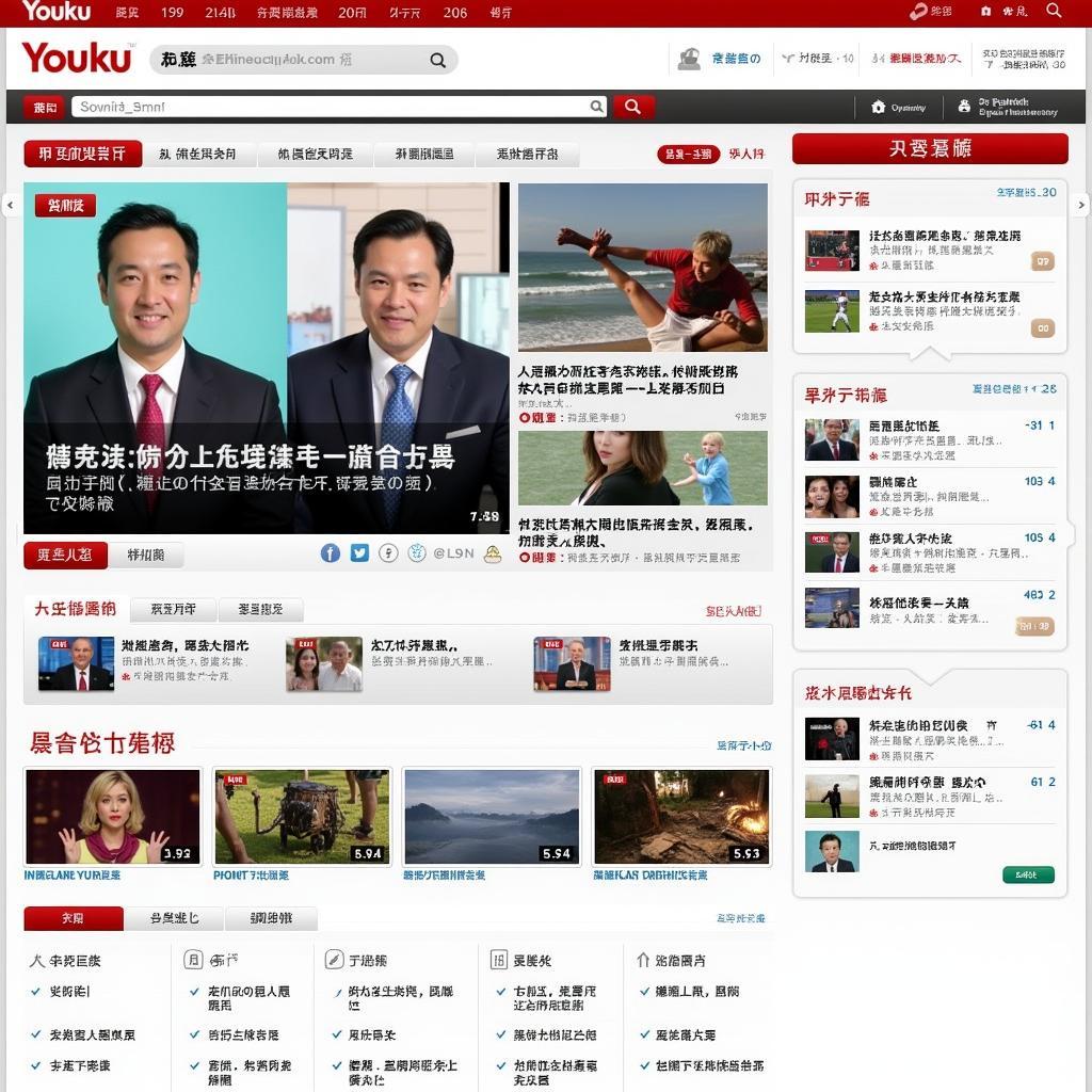 Giao diện Youku