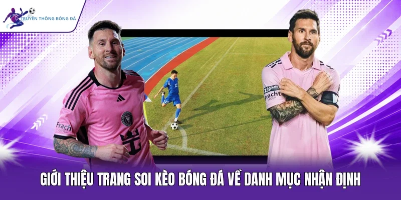 Giới thiệu trang soi kèo bóng đá về danh mục nhận định