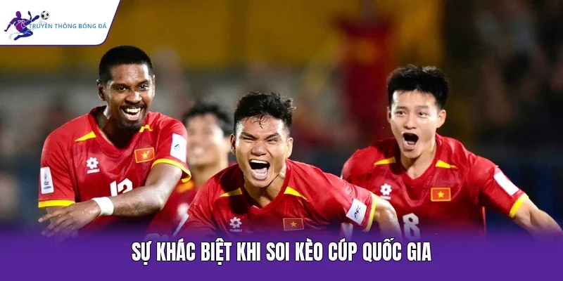 Sự khác biệt khi soi kèo cúp quốc gia
