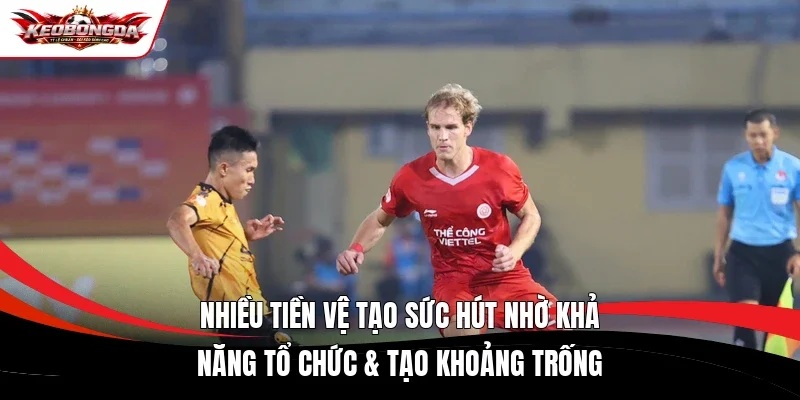 Nhiều tiền vệ tạo sức hút nhờ khả năng tổ chức & tạo khoảng trống