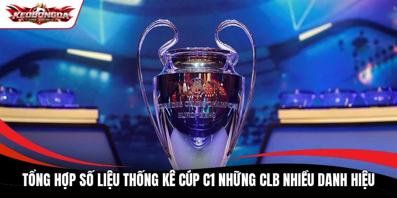 Tổng hợp số liệu thống kê cúp C1 những CLB nhiều danh hiệu
